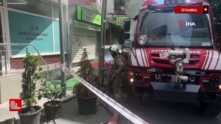 Şişli'de film seti ekipmanlarının bulunduğu depoda yangın çıktı