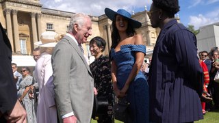 King Charles asked if he likes Love Island during royal garden party