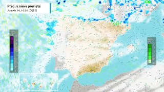 En los próximos días se prevén chubascos y nevadas en varias zonas de España