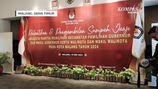 Anggota PPK Dilantik KPU Kota Malang, Banyak Diisi Wajah Lama