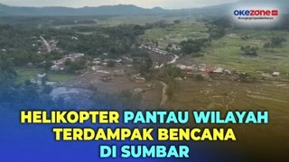 Polda Sumbar Terjunkan Helikopter Pantau Wilayah Terdampak Bencana Banjir Bandang