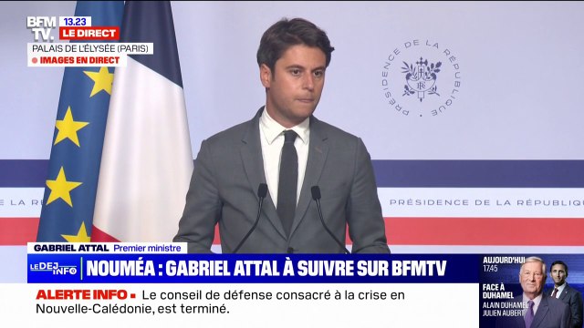 Gabriel Attal annonce 1.000 effectifs de sécurité intérieure supplémentaires en Nouvelle-Calédonie