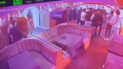 Pavyonda kanlı kavga! O anlar kamerada