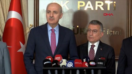 TBMM Başkanı Kurtulmuş'tan AK Parti TBMM Grubunu ziyaret