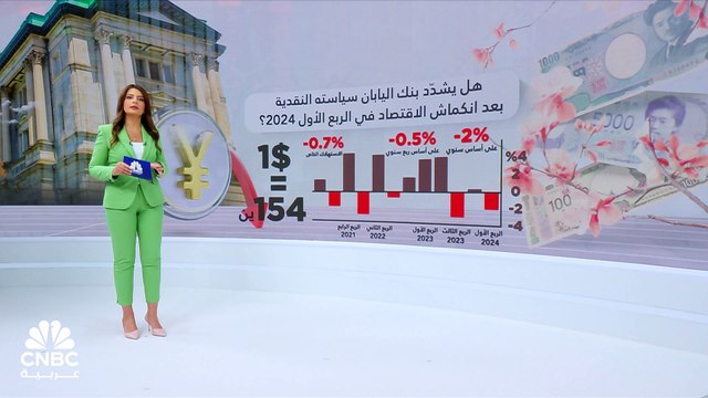 بعد انكماش الاقتصاد الياباني 2% في الربع الأول 2024.. هل سيرفع بنك اليابان الفائدة مرة جديدة؟