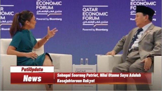 Prabowo Bicara di Qatar Economic Forum Mengenai Nilai Utamanya Sebagai Militer