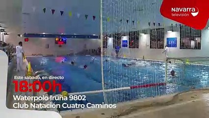 Sábado de waterpolo a partir de las 18 horas en Navarra TV