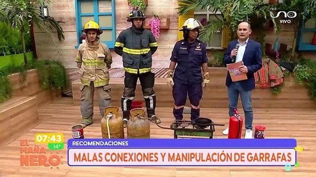 Malas conexiones y manipulación de garrafas