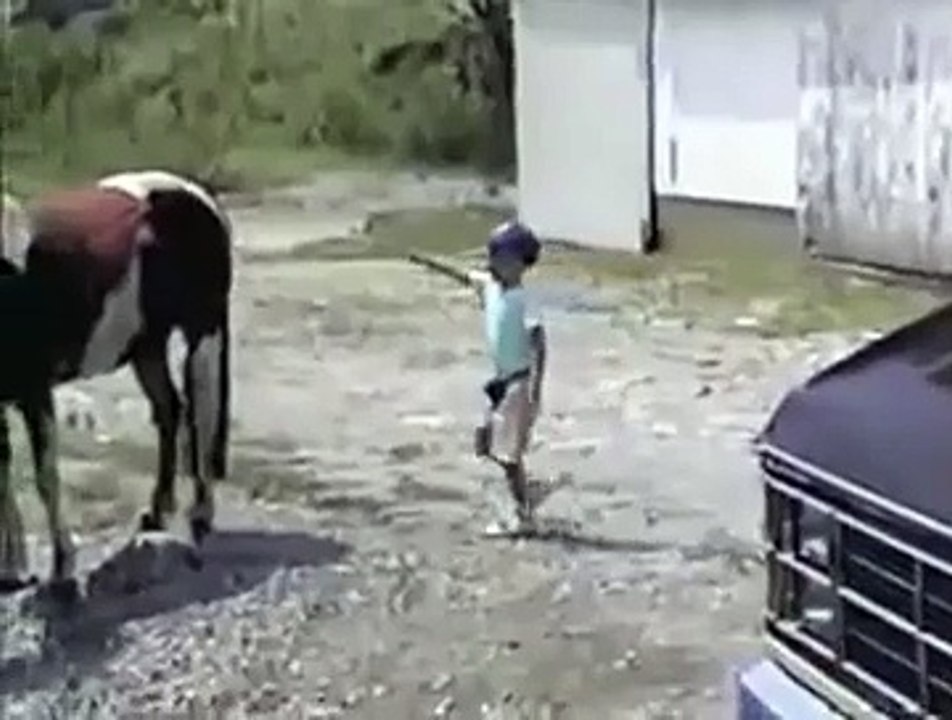 Kid vs Horse