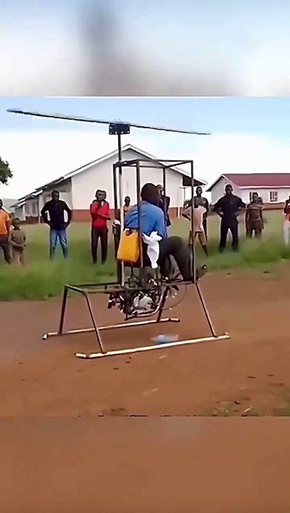 Homemade Helicopter from South Africa