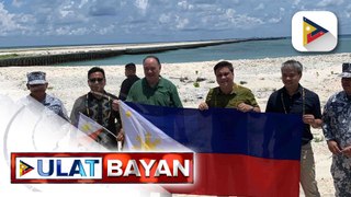 Ground breaking ceremony ng itatayong Ph Navy barracks at Super Rural Health Unit sa Pag-asa Island, pinangunahan ng mga Senador