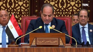 الرئيس السيسي: مصر أضاءت شعلة السلام في المنطقة وتحملت في سبيل ذلك أثمانا غالية