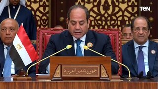 السيسي: القمة العربية تنعقد في ظرف تاريخي تمر به منطقتنا في ظل الحرب الإسرائيلية ضد الشعب الفلسطيني