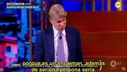 Para Meloni, Milei tiene "una personalidad fascinante"