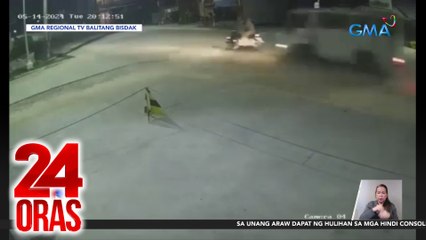 7-anyos na batang lalaki, patay sa banggaan ng van at motorsiklo; inang sakay ng motor, nakunan | 24 Oras