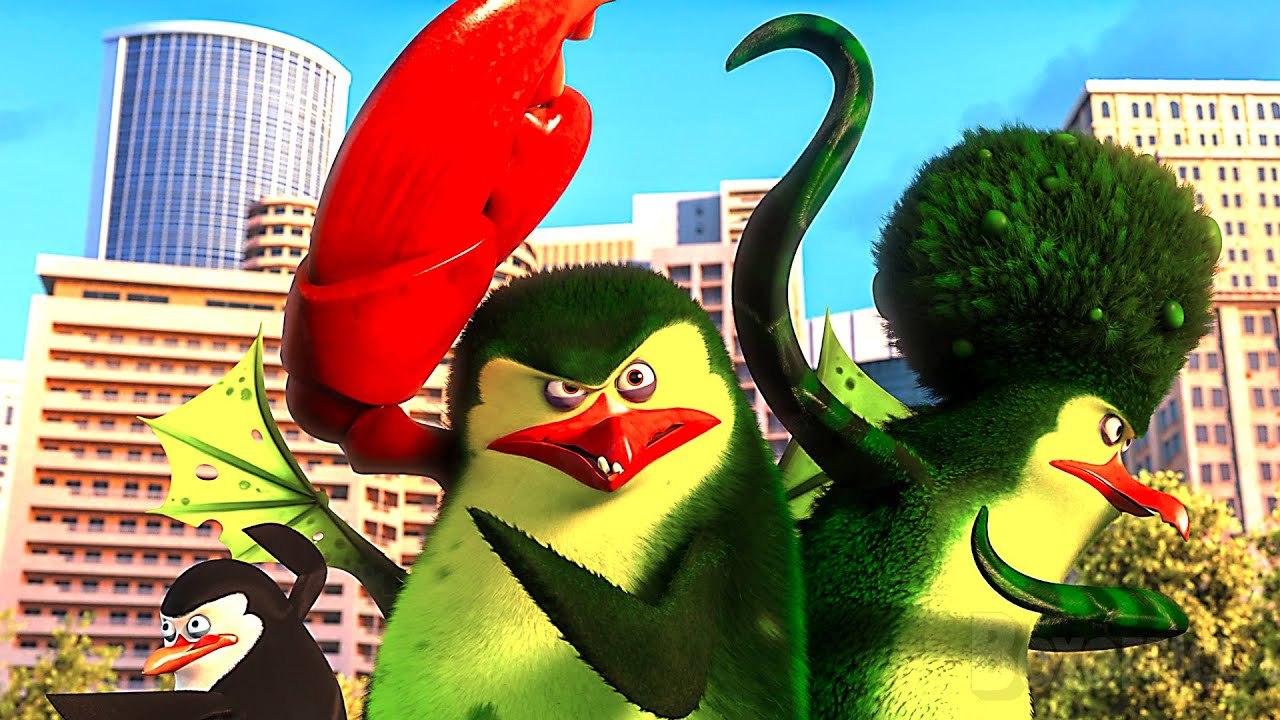 La scène des pingouins mutants | Les Pingouins de Madagascar | Extrait VF