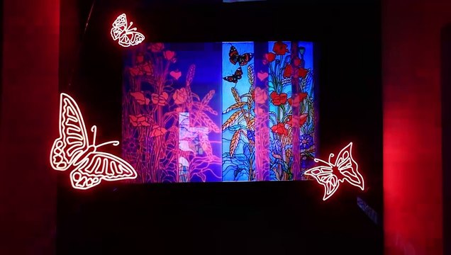 Kraków muzeum witrażu wystawa CAŁA W KWIATCH