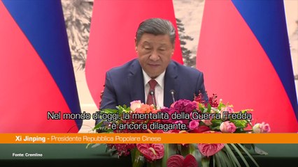 Ucraina, Xi Jinping "Cina e Russia vogliono soluzione politica"