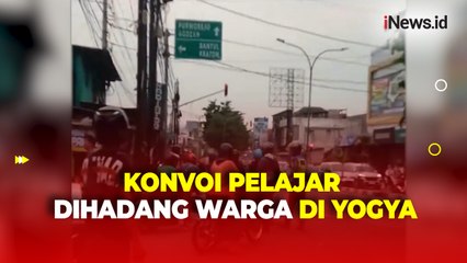 Geram, Warga Hadang Konvoi Pelajar yang Kerap Picu Kerusuhan di Yogya
