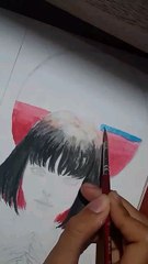 جربت ارسم بألوان المايه