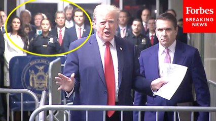BREAKING: Trump—Flanked By Matt Gaetz & Anna Paulina Luna—Speaks To Reporters Before Cohen Testimony