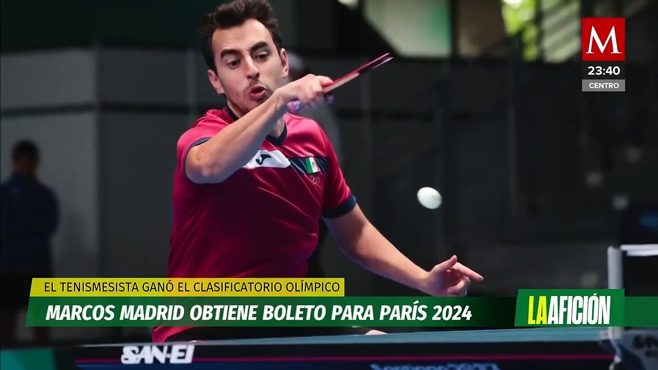 Marcos Madrid logra su boleto a París 2024 tras...