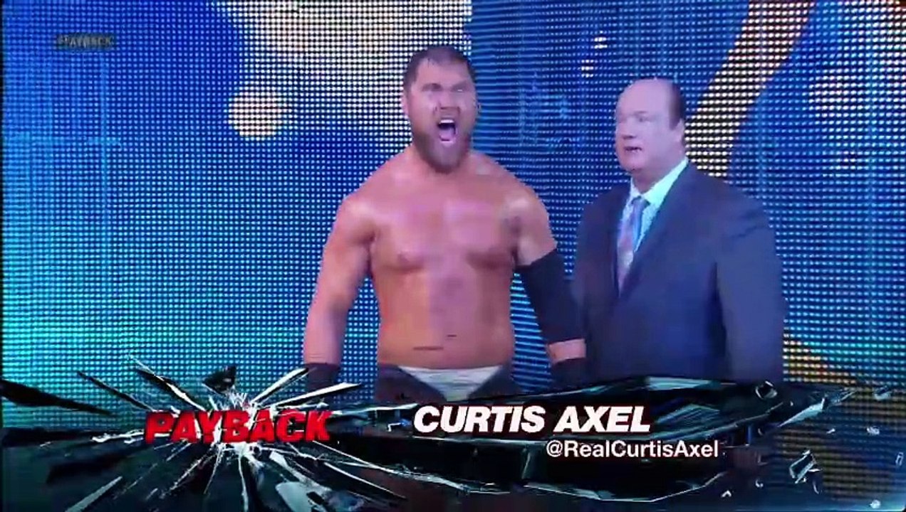 Curtis Axel Vs The Miz Vs Wade Barrett Payback 2013