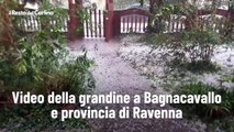Video della grandine a Bagnacavallo e provincia di Ravenna