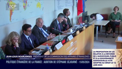 Audition à l'Assemblée nationale - Diplomatie française : audition du ministre de l'Europe et des Affaires étrangères - 15/05/2024