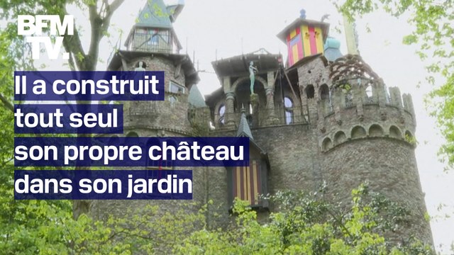 Pendant 34 ans, ce Néerlandais a construit son château, tout seul, dans son jardin