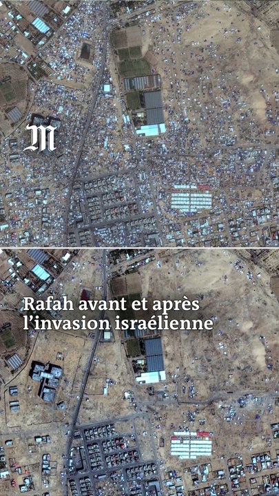 Rafah : des images satellites montrent l’exode des Palestiniens depuis l’invasion israélienne