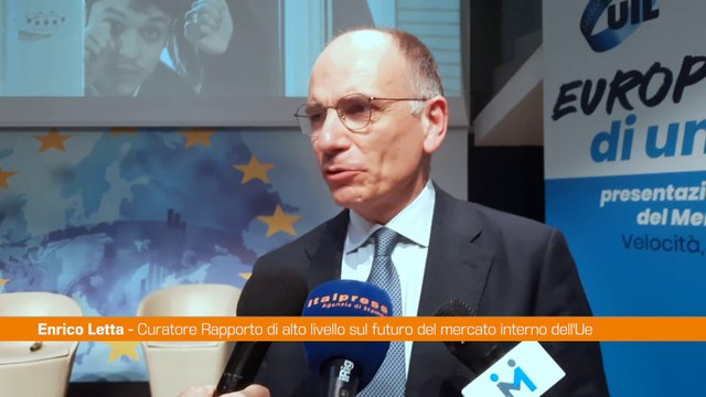Ue, Letta Vanno estesi i vantaggi del mercato unico