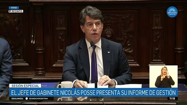 Nicolás Posse: Es la primera vez que tenemos superávit desde 2008 y es la primera vez que somos un país solvente.