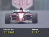 F1 – Gerhard Berger (Ferrari V12) lap in qualifying – Japan 1995