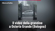 Il video della grandine a Osteria Grande (Bologna)