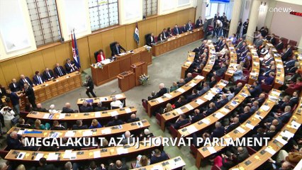 Megalakult az új horvát parlament