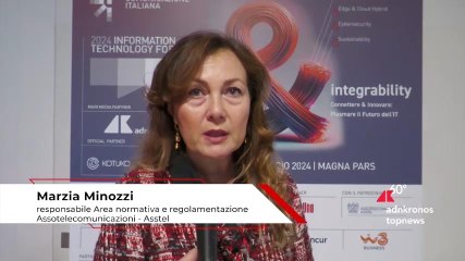It Forum 2024, Minozzi (Asstel): "Sostenibilità ambientale passa per processi e ottimizzazione"