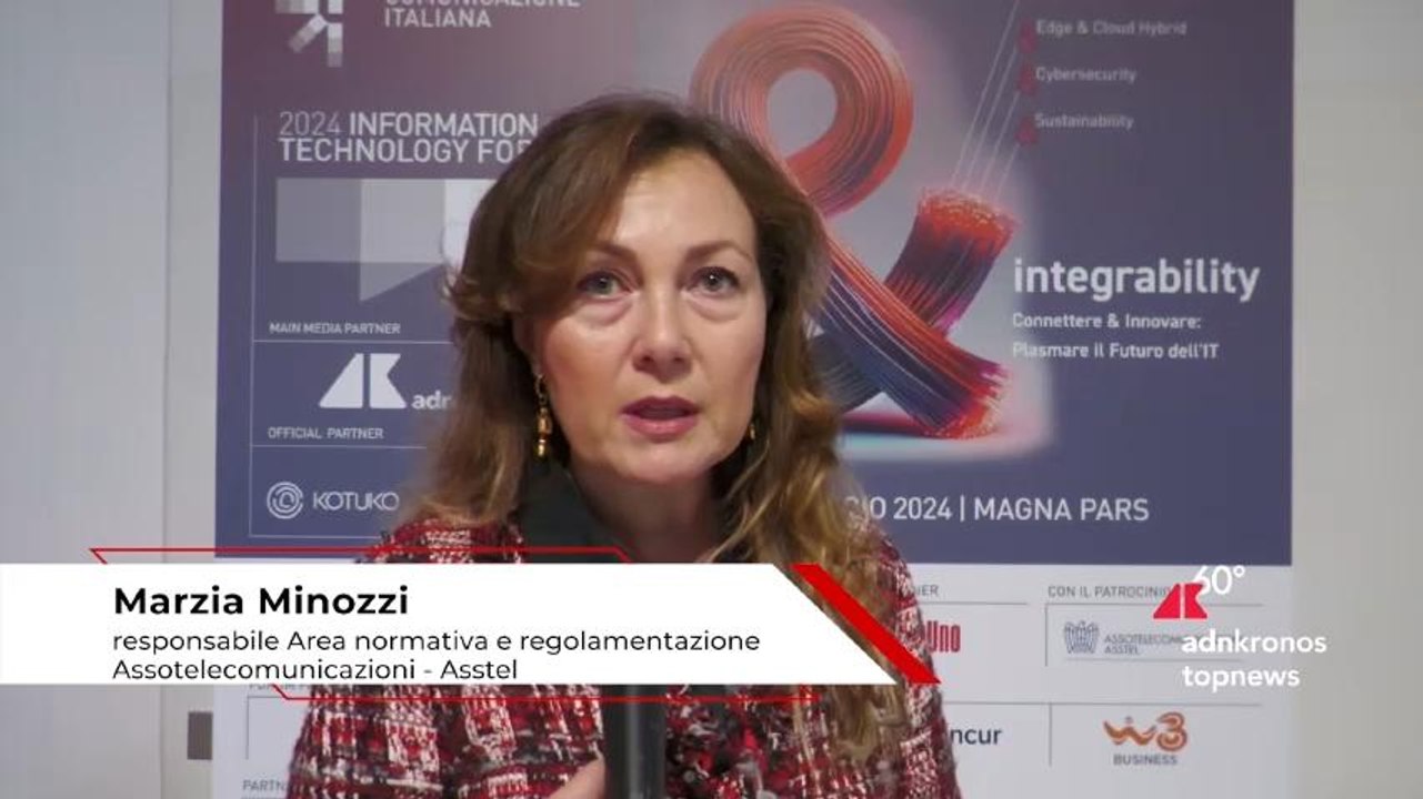 It Forum 2024, Minozzi (Asstel): "Sostenibilità ambientale passa per processi e ottimizzazione"