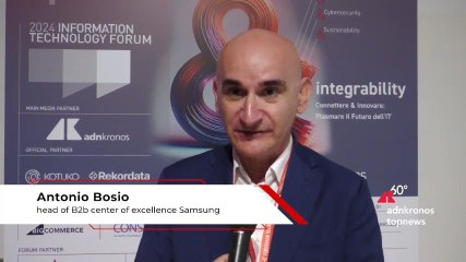 It Forum 2024, Bosio (Samsung): "IA per rendere più performanti dispositivi"