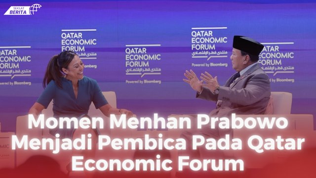 Momen Menhan Prabowo Menjadi Pembica Pada Qatar Economic Forum