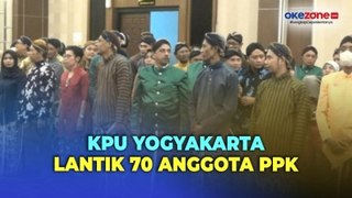 Kenakan Busana Adat, Puluhan PPK Pilkada 2024 di Kota Yogyakarta Resmi Dilantik