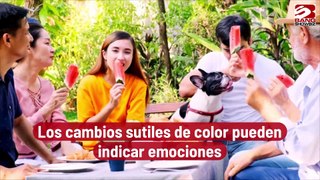 Los cambios sutiles de color pueden indicar emociones