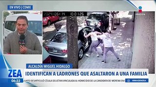 Identifican a ladrones que asaltaron a una familia en la alcaldía Miguel Hidalgo, CDMX