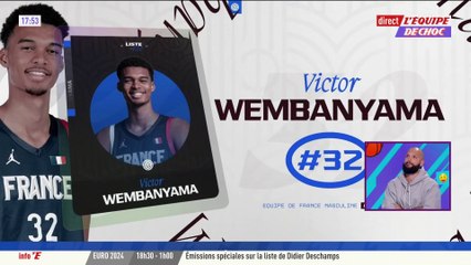 Tải video: Une liste élargie avec Wembanyama, mais sans Heurtel - JO 2024 - Basket - Bleus