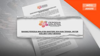 Perodua Masters: Hampir 300 pemain bakal berentap dalam edisi 2024