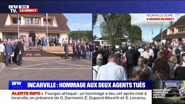 Une minute de silence observée en hommage aux deux agents pénitentiaires tués à Incarville