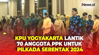 Kenakan Busana tradisional,  KPU Kota Yogyakarta Lantik 70 Anggota PPK Pilkada 2024