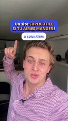 Un site super utile à connaître si tu aimes manger 