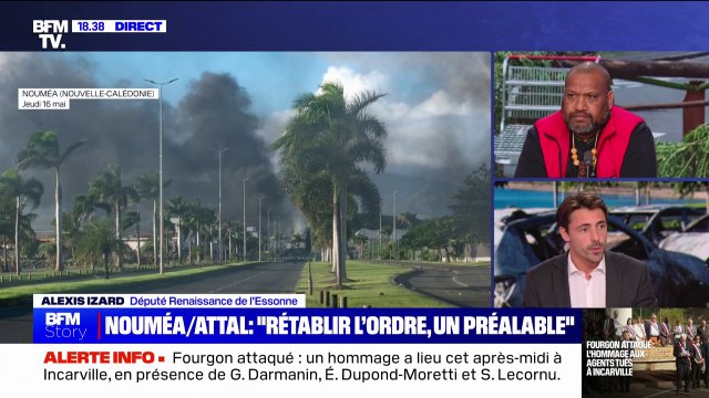 Nouvelle-Calédonie: On parle d'un territoire français qui a souhaité être français par trois fois , estime Alexis Izard, député Renaissance de l'Essonne