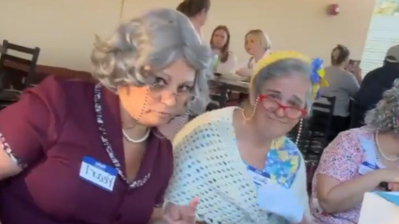 Birthday girl filled with delight after friends treat her to a wh-OLD-some surprise